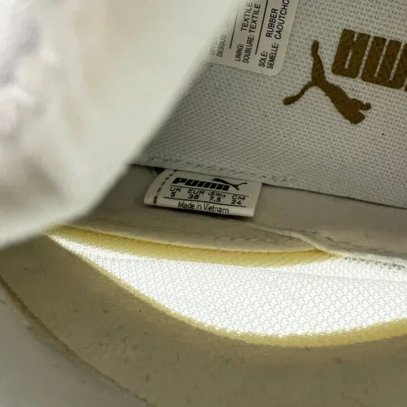 Puma Phenom Lux White Leather High Tops Womens Size 7.5 M - Picture 10 of 10